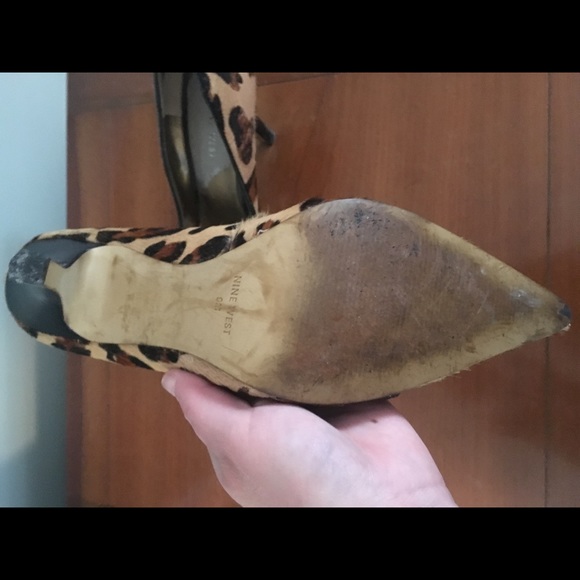 Nine West Leopard Print Heels - Picture 3 of 4